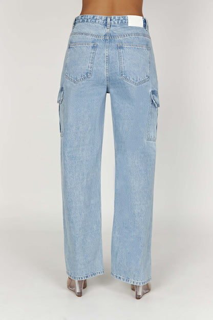 Jagger Mid Bel Oversize Denim Jean