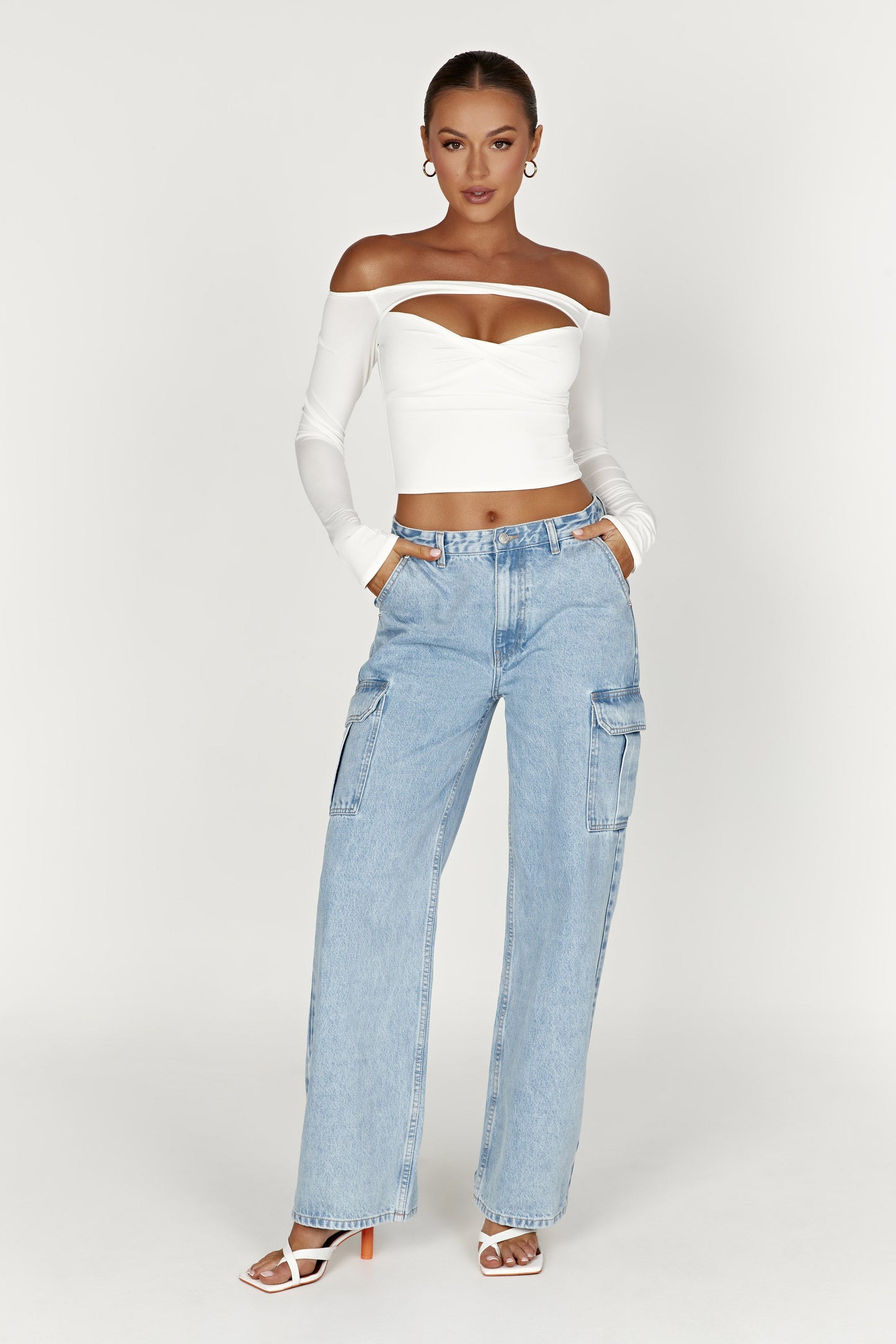 Jagger Mid Bel Oversize Denim Jean