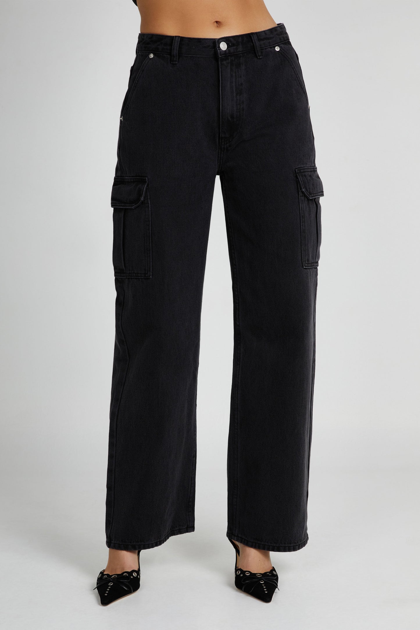 Jagger Mid Bel Oversize Denim Jean