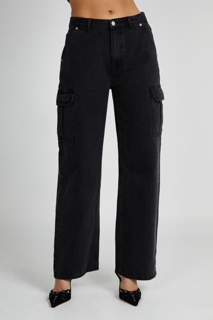 Jagger Mid Bel Oversize Denim Jean