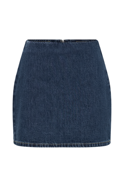 Ellie Denim Mini Etek