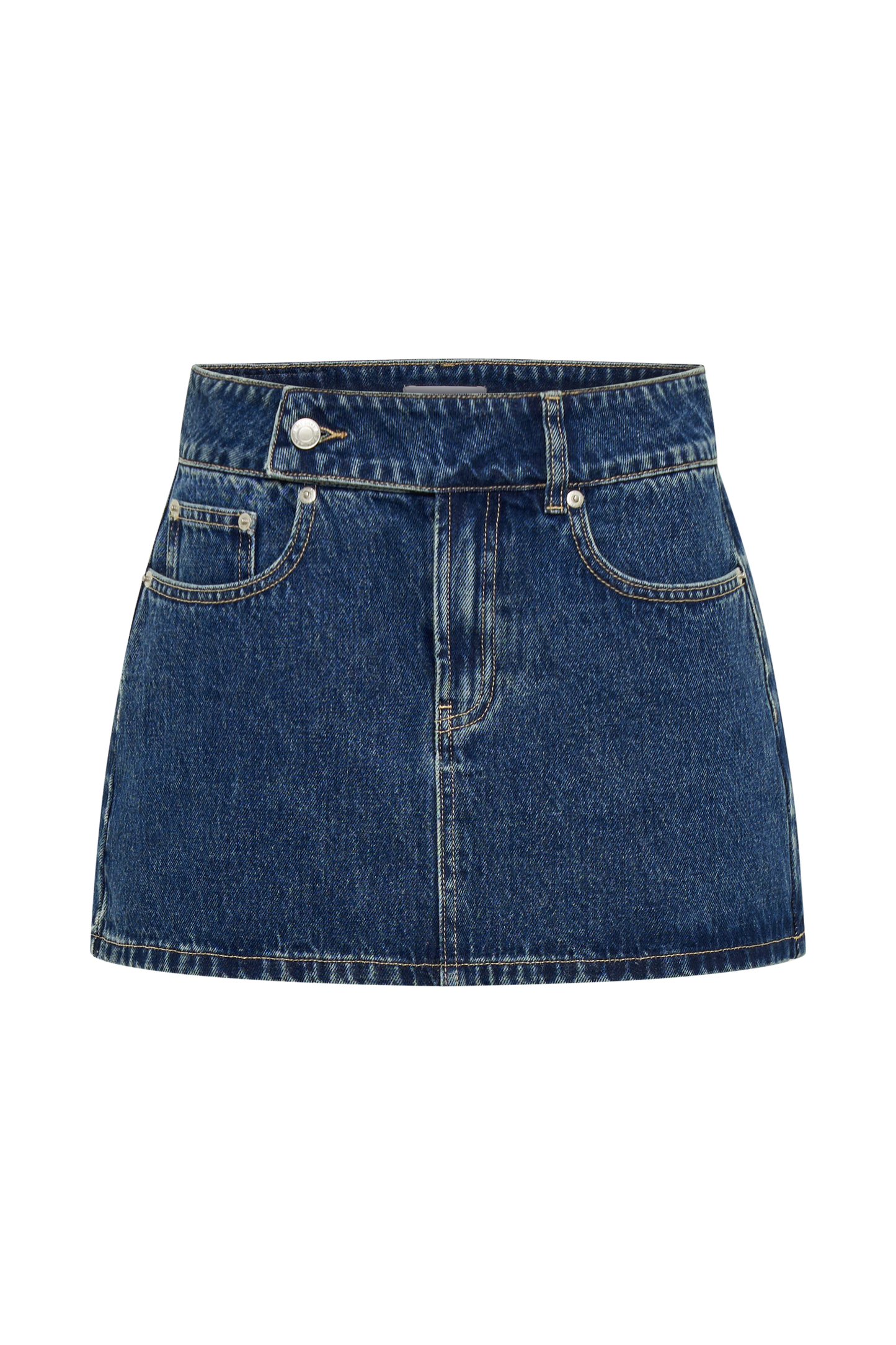 Julienne Denim Mini Etek