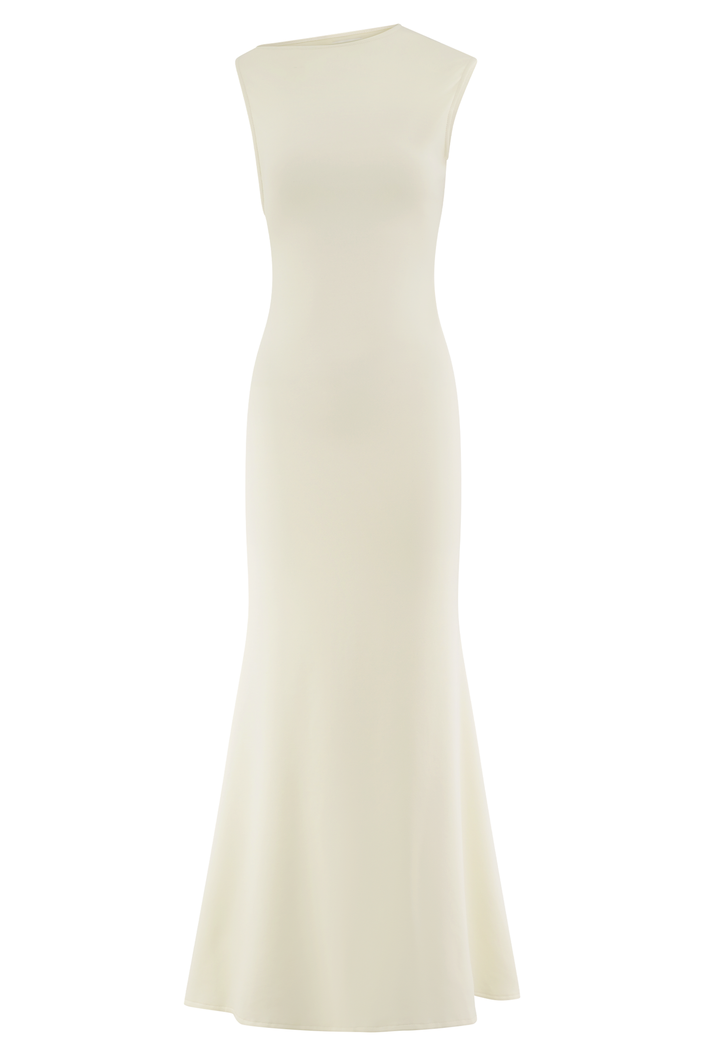 KATERINA Scuba Jersey Cut Out Maxi Elbise