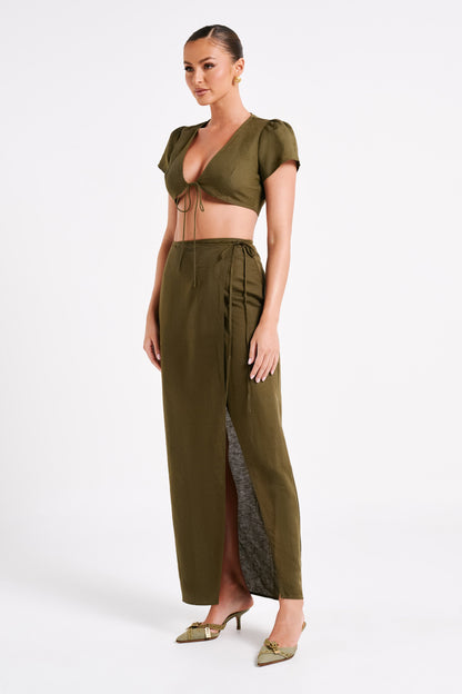 Fatima Keten Crop Top