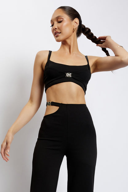 Blythe Çift Askılı Crop Top