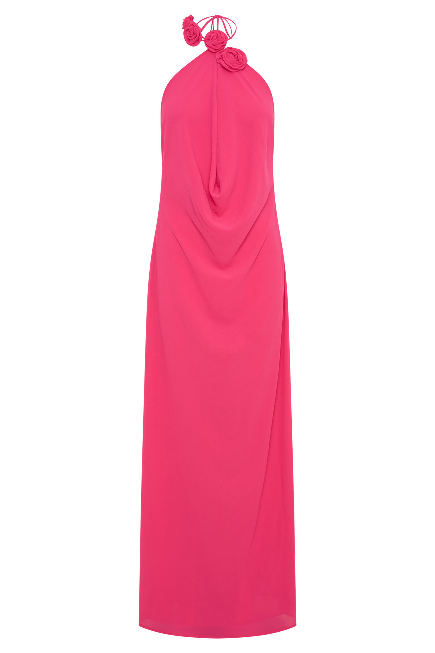 ROSALIA Cowl Neck Maxi Elbise